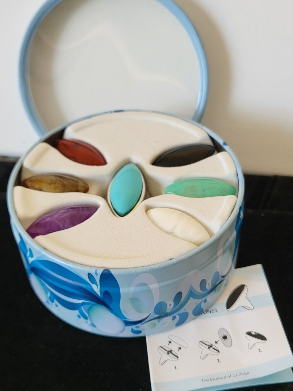 Vintage Interchangable Ring Set Size 8 - Picture 3 of 5